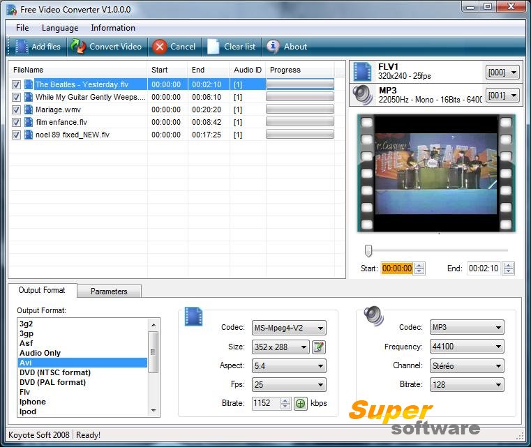 Free Video Converter - бесплатная мультиязычная программа для конвертации в...