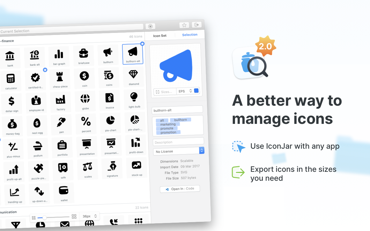 Скриншот IconJar Скриншот IconJar