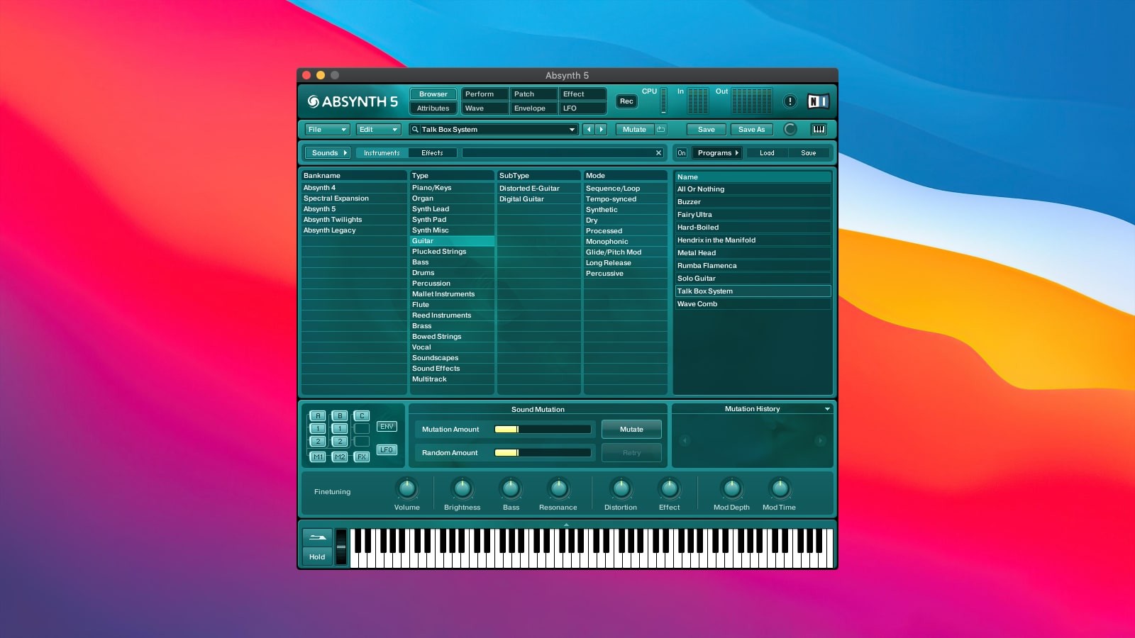 Скриншот Absynth 5 Скриншот Absynth 5