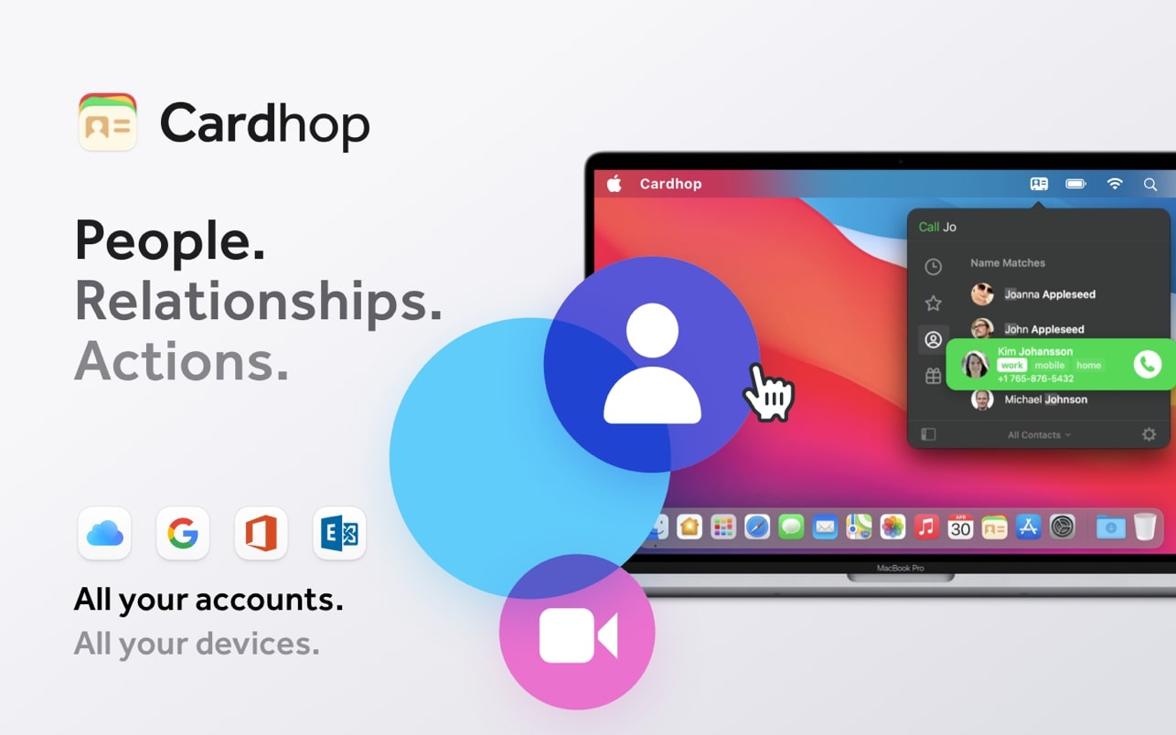 Скриншот Cardhop Скриншот Cardhop