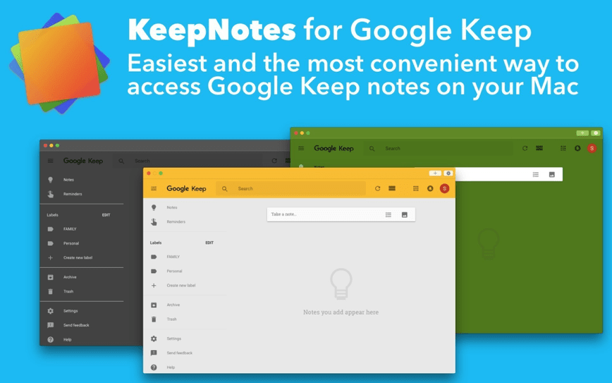 Скриншот KeepNotes for Google Keep Скриншот KeepNotes for Google Keep