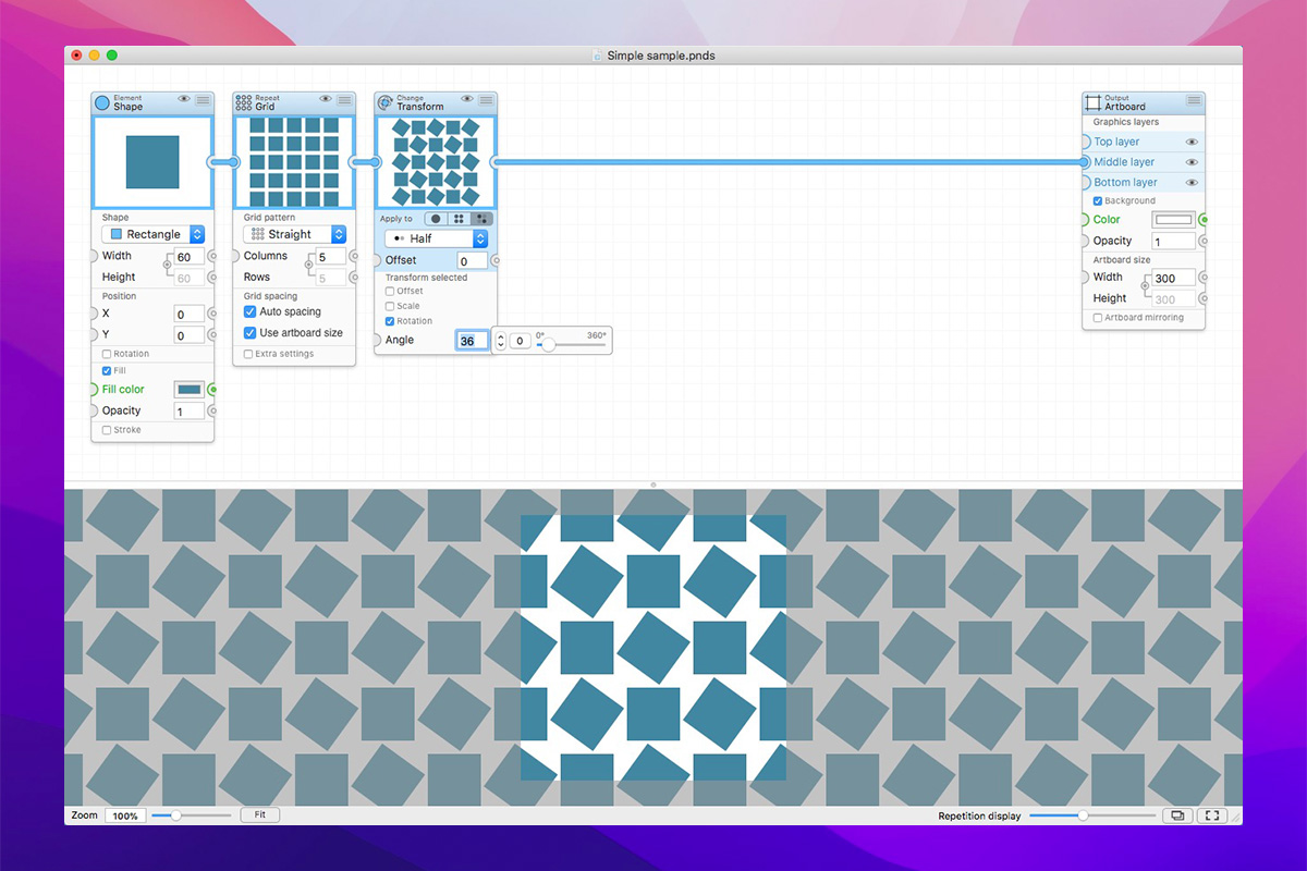 Скриншот Patternodes Скриншот Patternodes