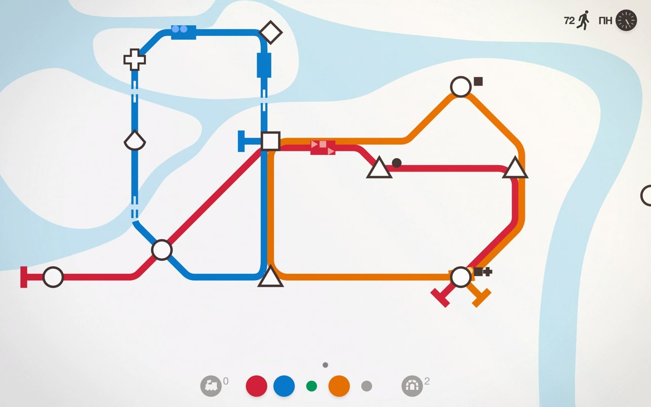 Скриншот Mini Metro Скриншот Mini Metro