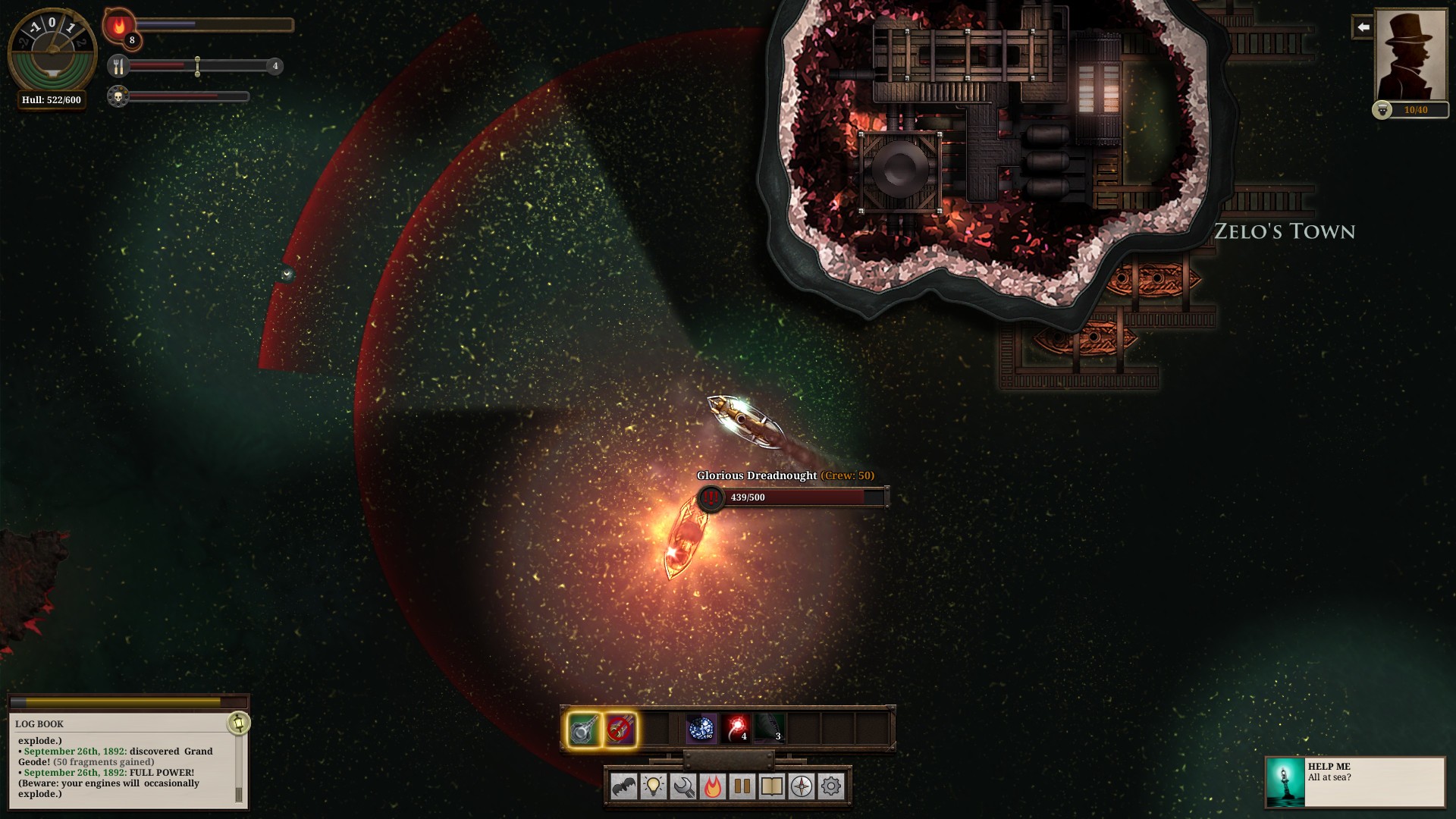 Скриншот Sunless Sea Скриншот Sunless Sea