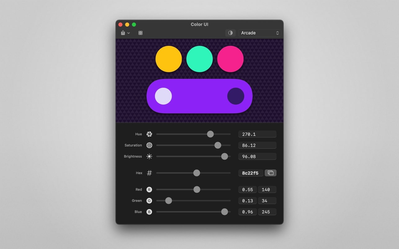 Скриншот Color UI Скриншот Color UI