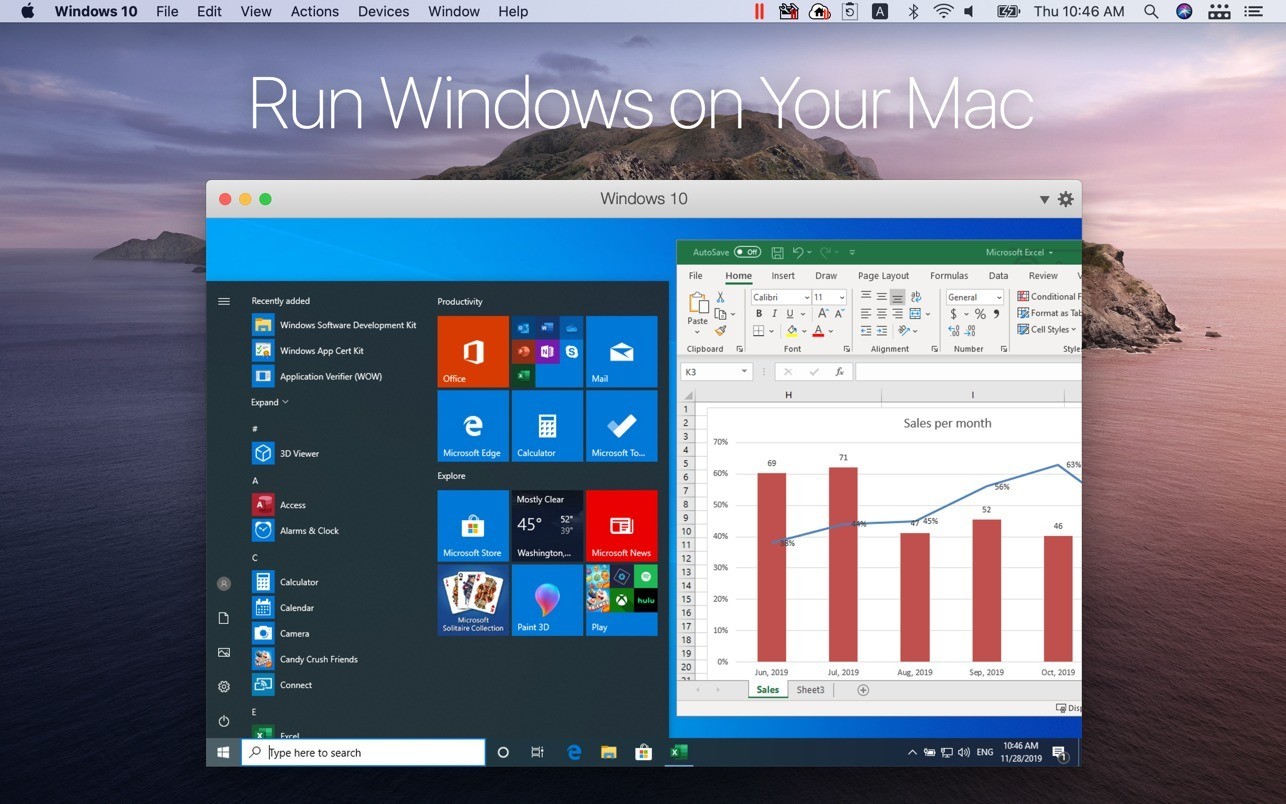 Скриншот Parallels Desktop 19 Скриншот Parallels Desktop 19