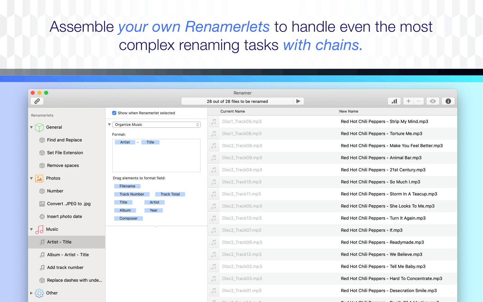 Скриншот Renamer Скриншот Renamer