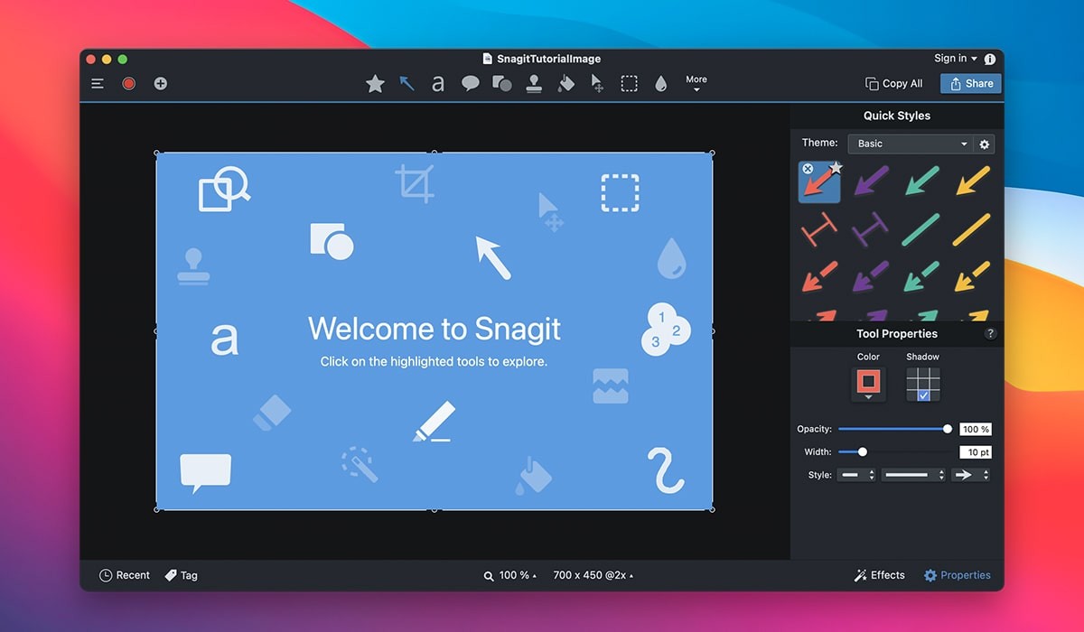 Скриншот Snagit Скриншот Snagit