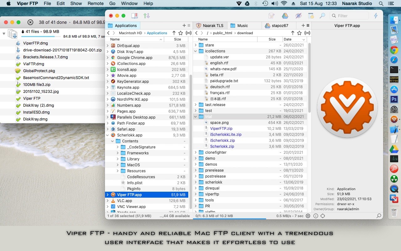 Скриншот Viper FTP Скриншот Viper FTP