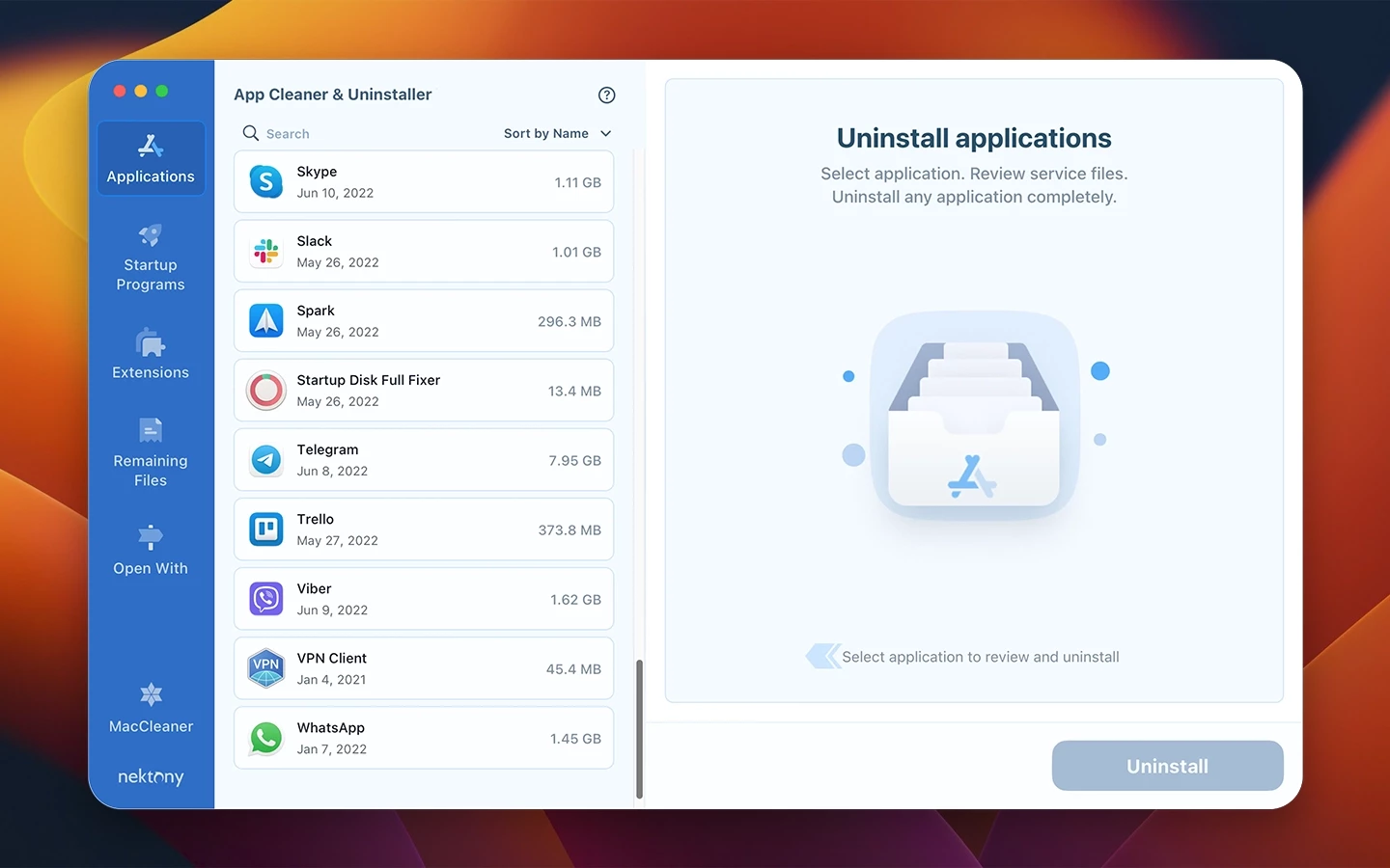 Скриншот App Cleaner & Uninstaller Скриншот App Cleaner & Uninstaller