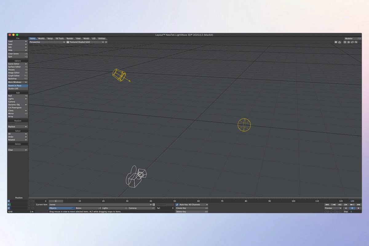 Скриншот LightWave 3D 2020 Скриншот LightWave 3D 2020