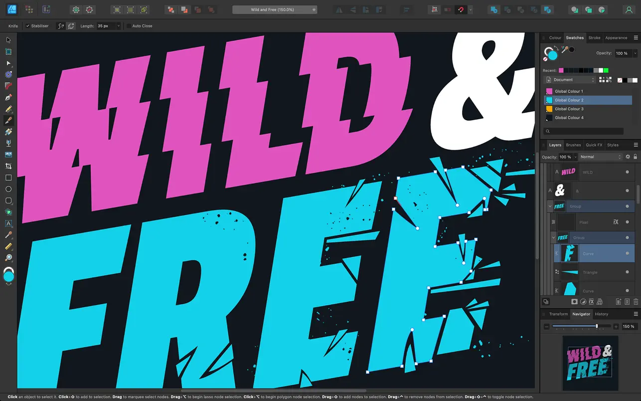 Скриншот Affinity Designer Скриншот Affinity Designer