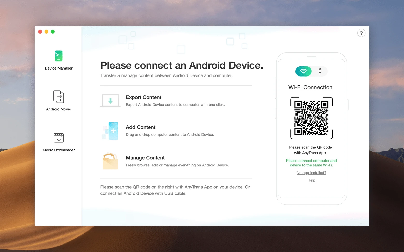 Скриншот AnyDroid Скриншот AnyDroid