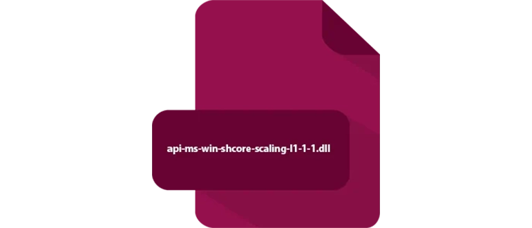 api-ms-win-shcore-scaling-l1-1-1.dll  Windows 7 x64
